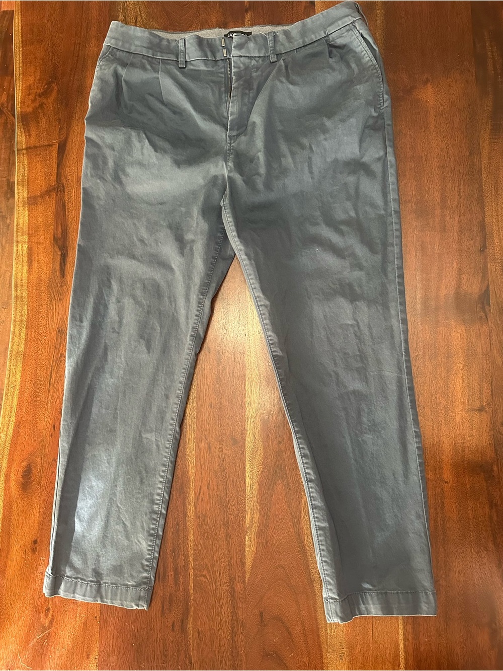Express Men's Slim Straight Jeans - Slate Blue